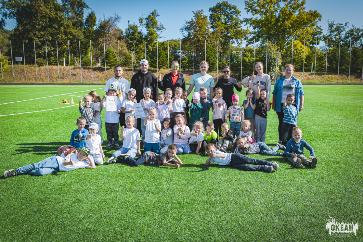 Для воспитанников детского сада ВДЦ «Океан» прошли весёлые старты на территории Центра