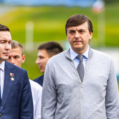 Пребывание Сергея Сергеевича Кравцова в ВДЦ "Океан"