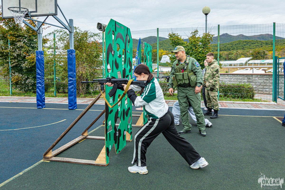Военно-спортивное мероприятие «Движение на опережение, полный вперёд!» в ВДЦ «Океан»